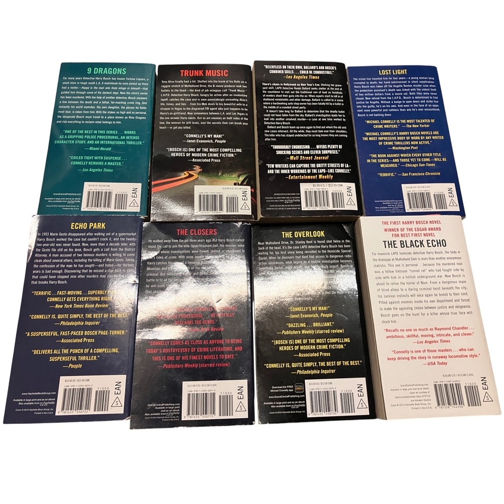 Michael Connelly Harry Bosch Renee Ballard 8 Book Lot Paperback Crime Thrillers - Picture 7 of 8